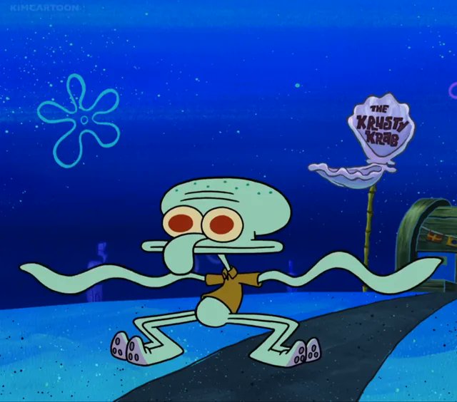 Crazy Squidward meme 2